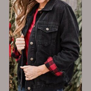 NWT - Thread & Supply Vail Denim Jacket - Black - Size Small